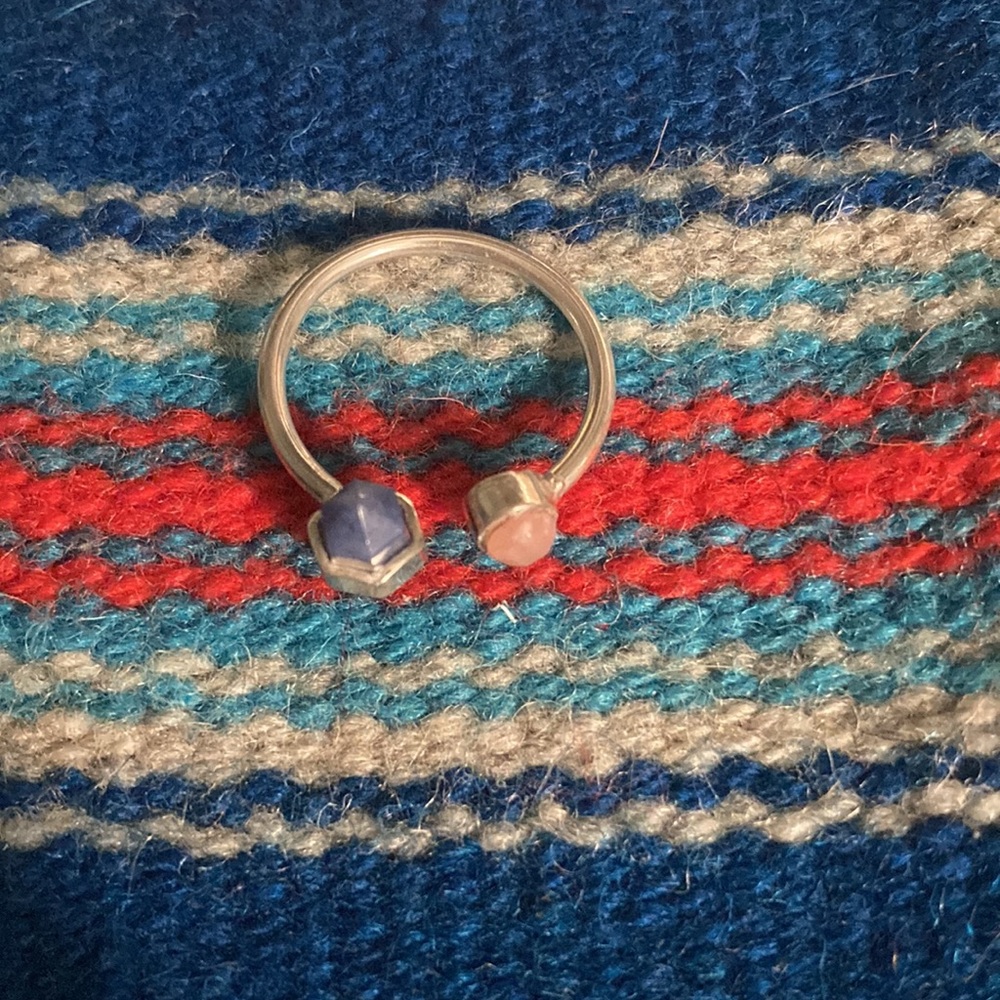 Beautiful, Adjustable Silver Ring With Sodalite &… - image 5